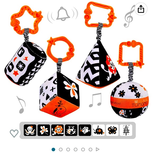 Pottery Barn SkipHop infant activity mat - Woodland theme with extra toys! - Picture 2 of 2